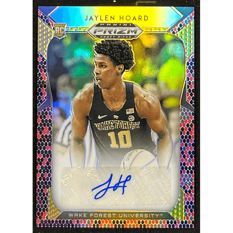 Jaylen Hoard 2019-20 Panini Prizm Draft Picks Autograph Prizm