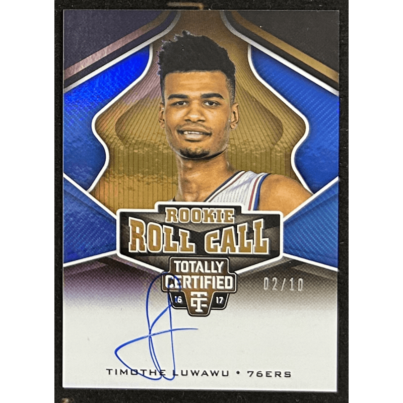 Timothe Luwawu 2016-17 Totally Certified Rookie Roll Call Autographs Gold 2/10