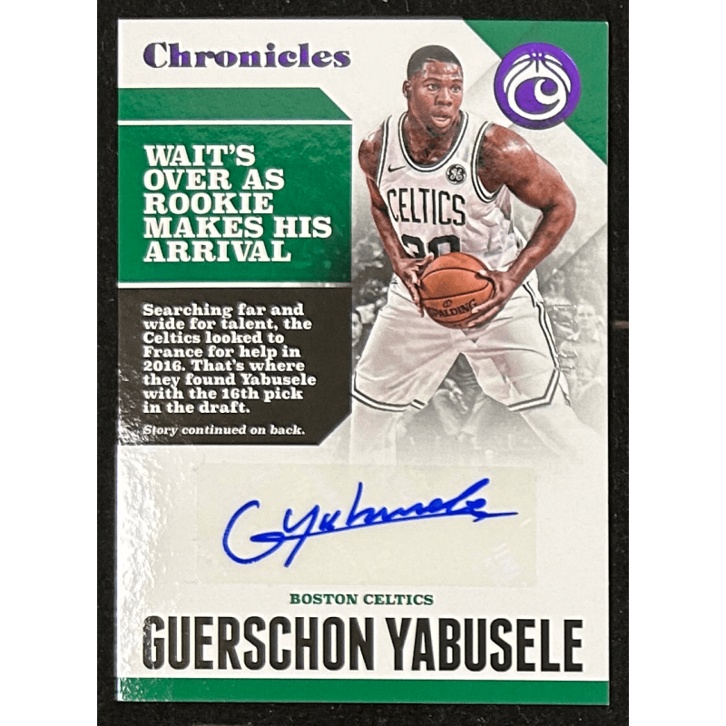 Guerschon Yabusele 2017-18 Panini Chronicles Autograph Purple 46/49