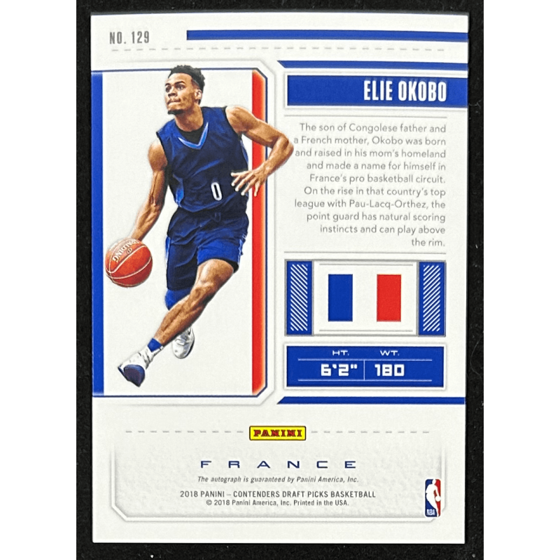 Elie Okobo 2018-19 Contenders Draft Picks Draft Ticket Autograph 49/99