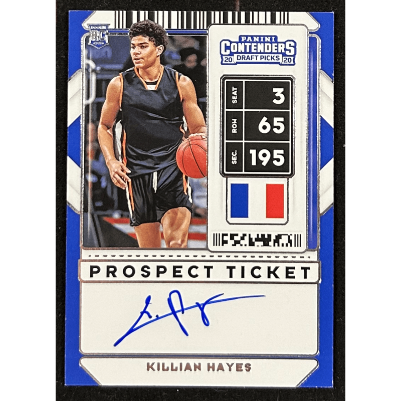 Killian Hayes 2020-21 Panini Contenders Draft Picks Autograph