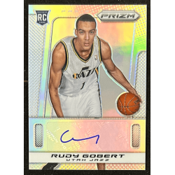 Rudy Gobert 2013-14 Panini Prizm Autograph Prizm 10/25
