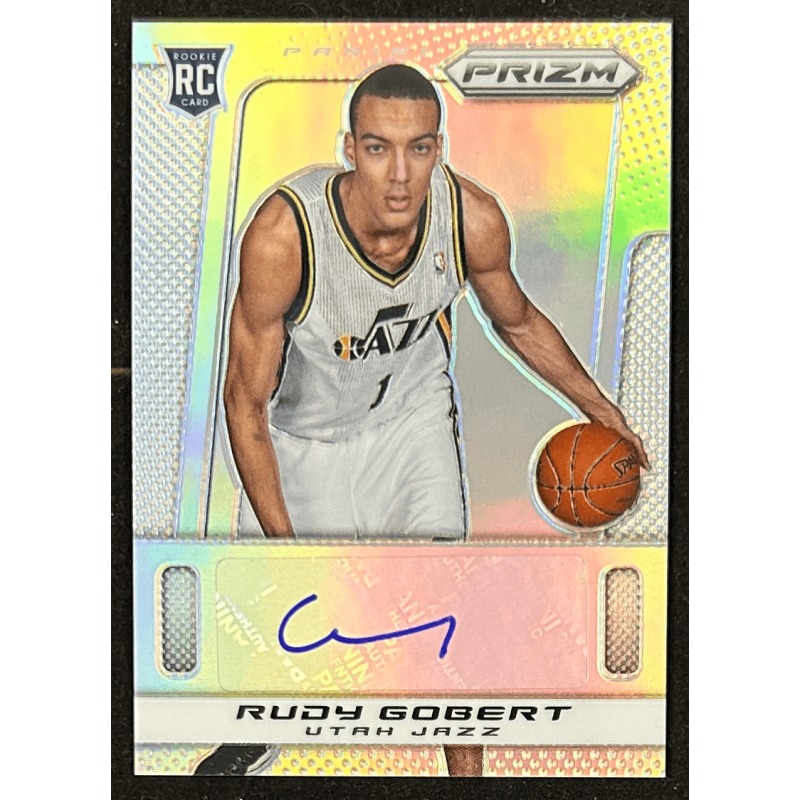 Rudy Gobert 2013-14 Panini Prizm Autograph Prizm 10/25