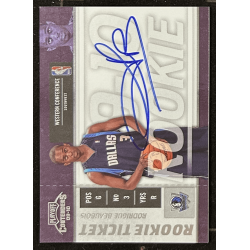 Rodrigue Beaubois 2009-10 Playoff Contenders rookie autograph