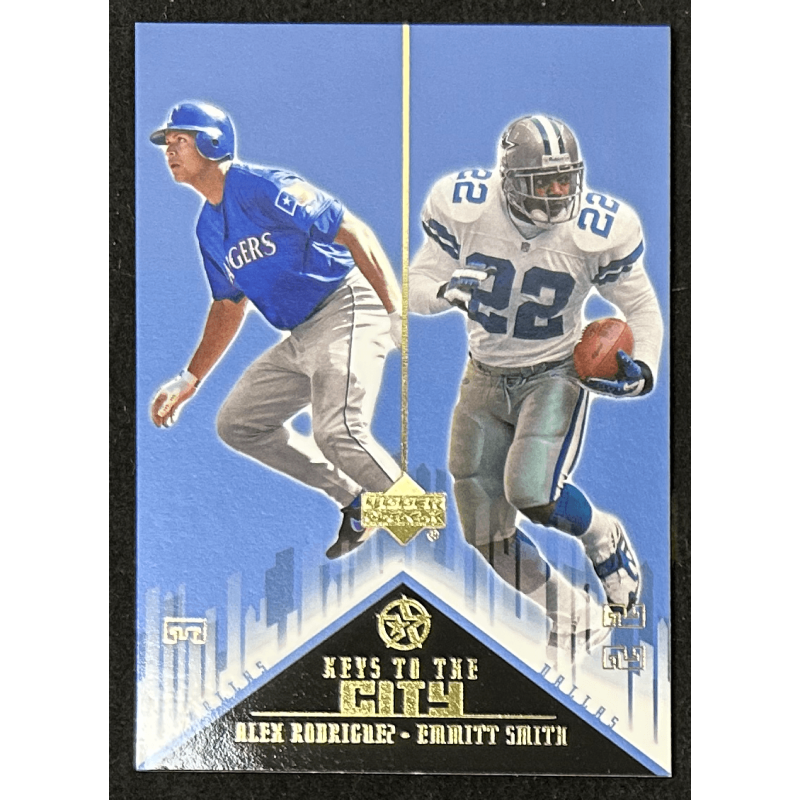 A.Rodriguez / E.Smith 2002-03 UD SuperStars Keys to the City K10
