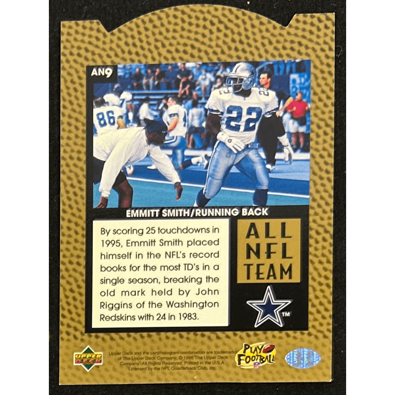 Emmitt Smith 1996 Upper Deck Silver All-NFL AN9