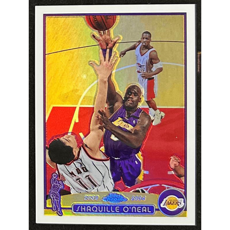 Shaquille O'Neal 2003-04 Topps Chrome Refractor - 34
