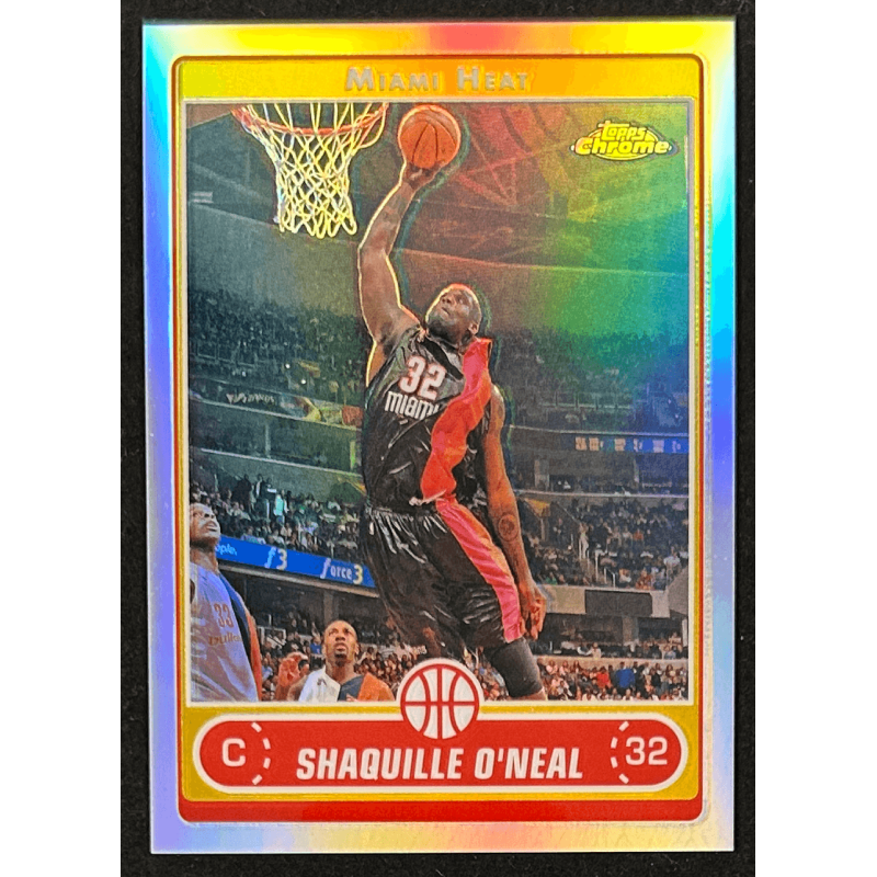 Shaquille O'Neal 2006-07 Topps Chrome Refractor - 25