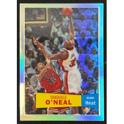 Shaquille O'Neal 2007-08 Topps Chrome 1957 Variations Refractor 191/999