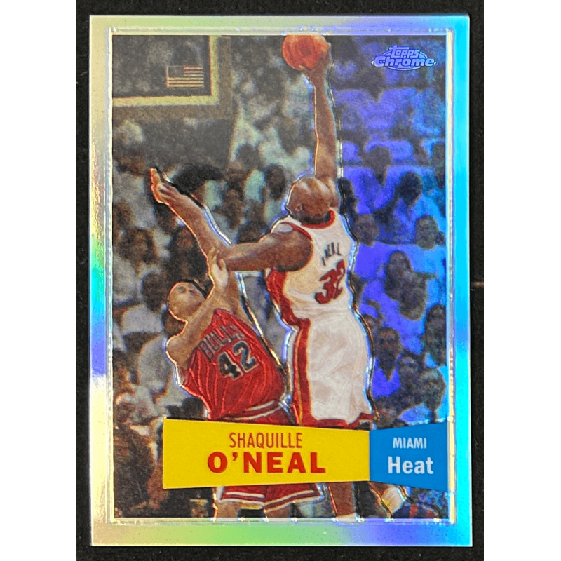 Shaquille O'Neal 2007-08 Topps Chrome 1957 Variations Refractor 191/999