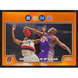 Shaquille O'Neal 2008-09 Topps Chrome Orange Refractor 373/499