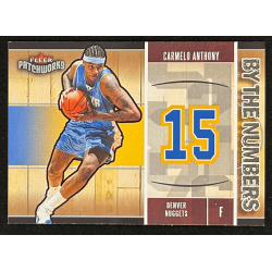 Carmelo Anthony 2003-04 Fleer Patchworks By The Numbers 1
