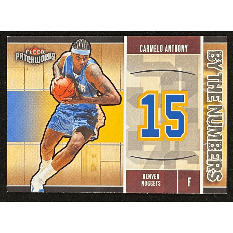 Carmelo Anthony 2003-04 Fleer Patchworks By The Numbers 1