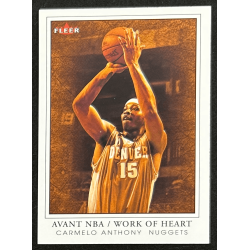 Carmelo Anthony 2003-04 Fleer Avant Work of Heart 039/299