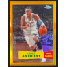 Carmelo Anthony 2007-08 Topps Chrome 1957 Variations Orange Refractor 094/199