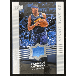 Carmelo Anthony 2008-09 Upper Deck Game Jersey