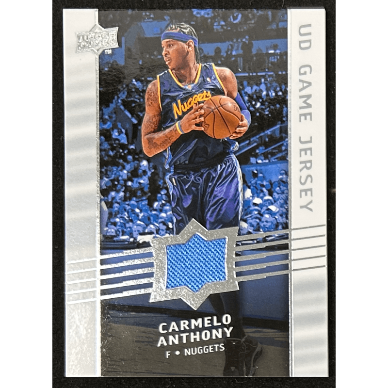 Carmelo Anthony 2008-09 Upper Deck Game Jersey