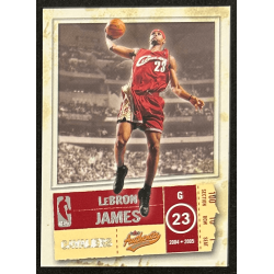 LeBron James 2004-05 Fleer Authentix 49