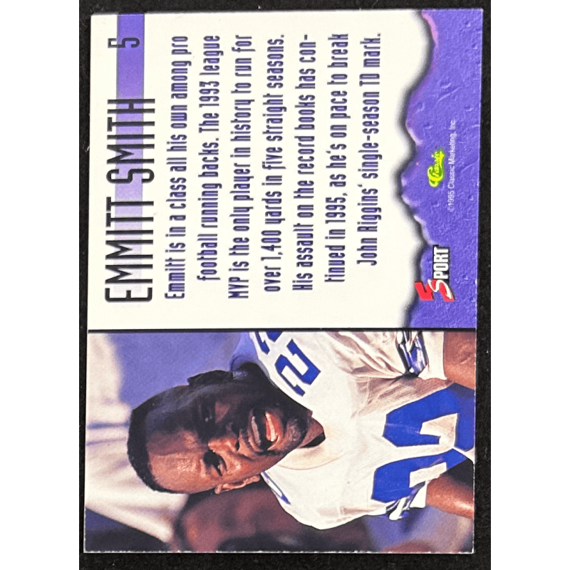 EMMITT SMITH Dallas Cowboys 1995 Classic - 5