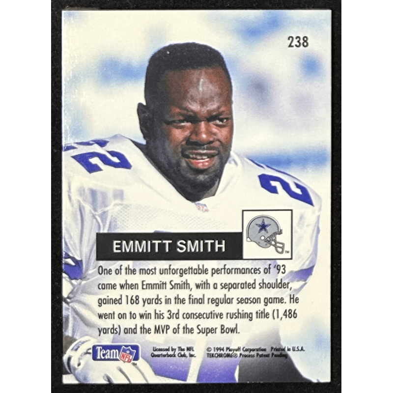 Emmitt Smith 1994 Playoff ground attack 238