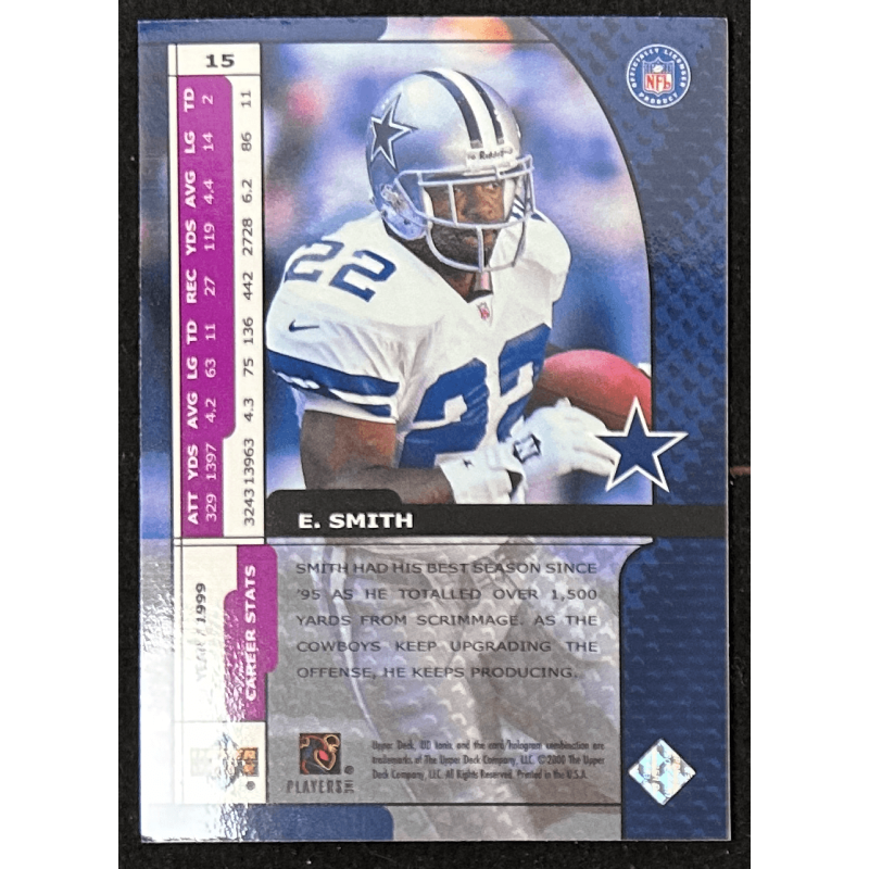 Emmitt Smith 2000 UD Ionix 15
