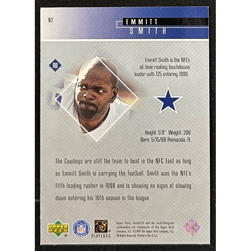 Emmitt Smith 1999 Upper Deck HoloGrFX 24/7