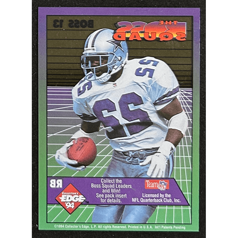 Emmitt Smith 1994 Collector's Edge Boss Squad 13
