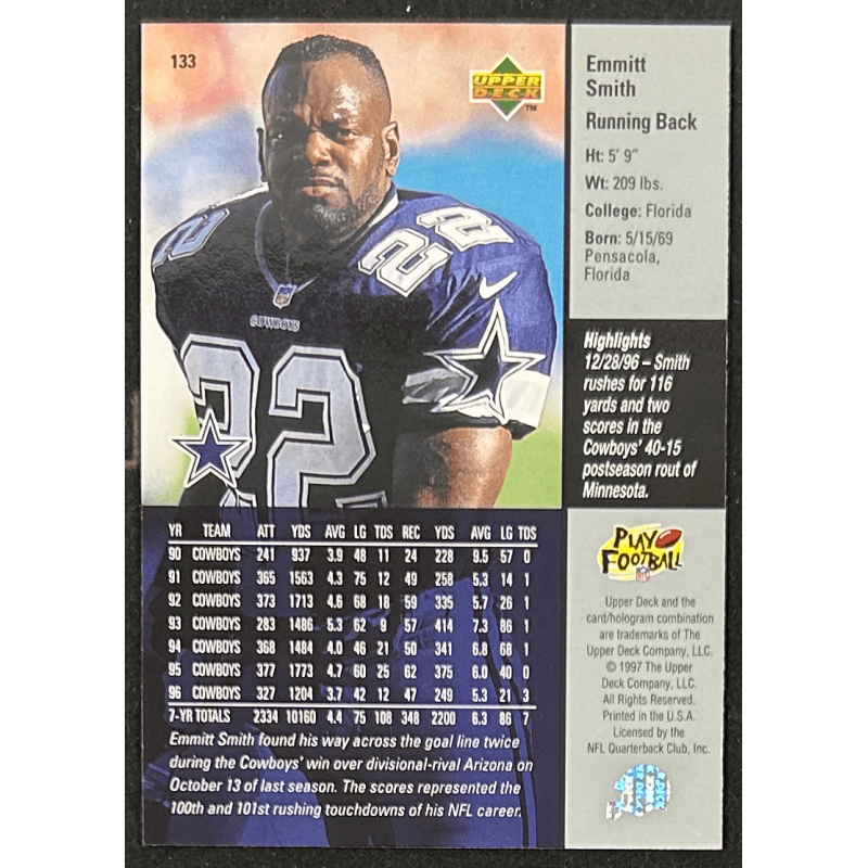 Emmitt Smith 1997 Upper Deck - 133