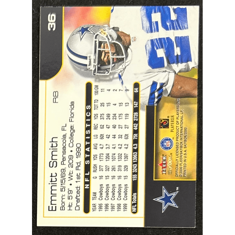 Emmitt Smith 2000 SkyBox 36