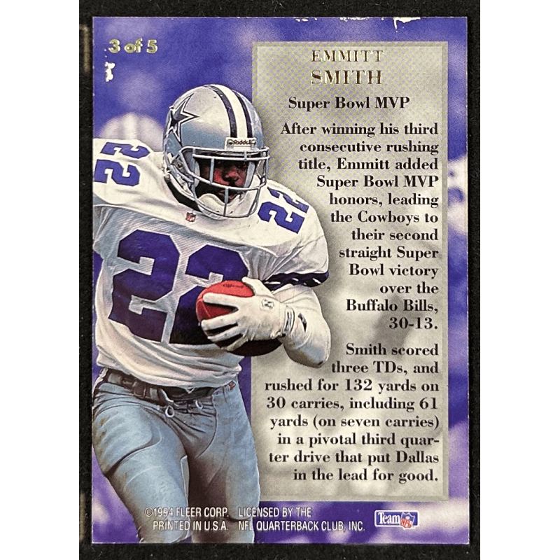 Emmitt Smith 1994 Ultra Award Winners 3