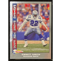 Emmitt Smith 1992 Pacific Picks The Pros Silver 20