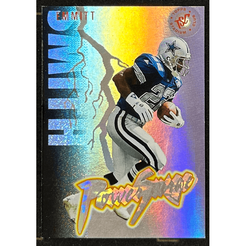 Emmitt Smith 1995 topps Stadium Club Power Surge