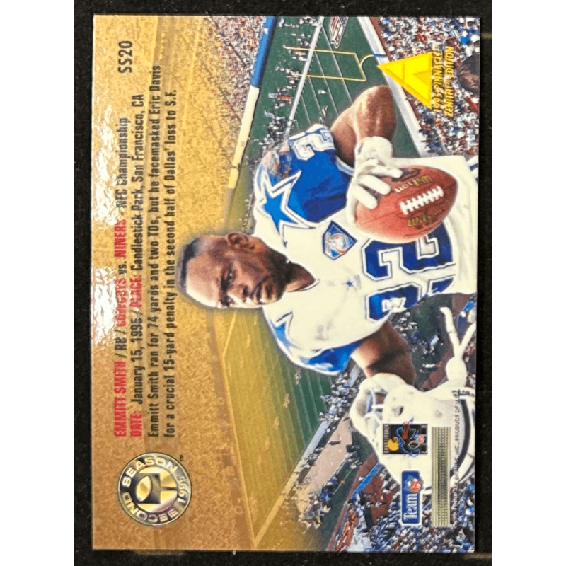 Emmitt Smith 1995 Zenith Second Season SS20