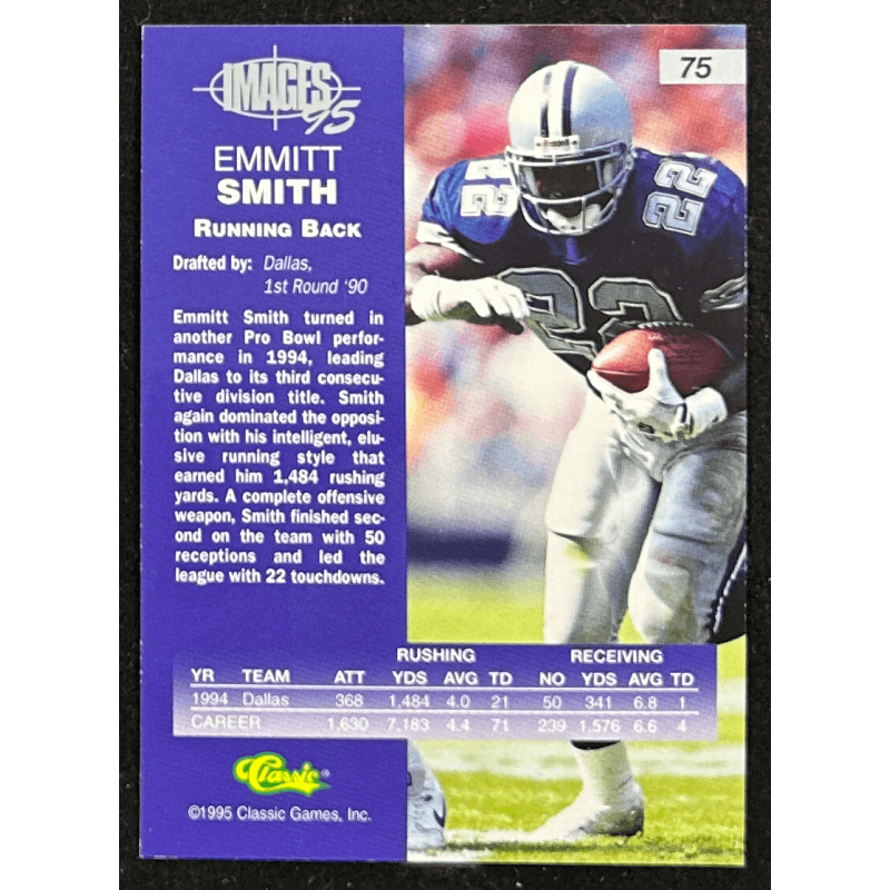 Emmitt Smith 1995 Images Four Sport 75