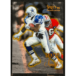 Emmitt Smith 1995 Select Certified 17
