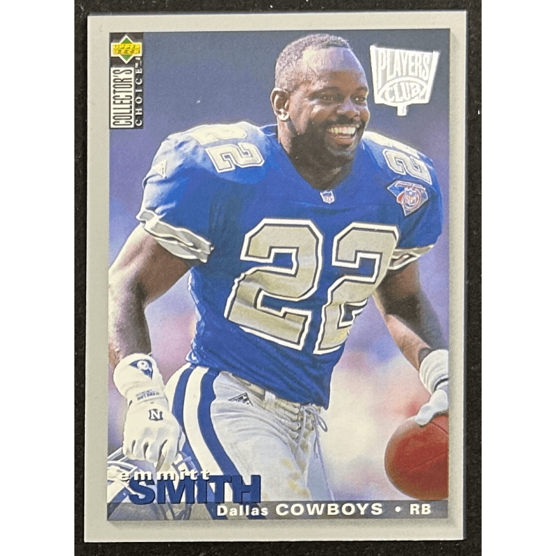 Emmitt Smith 1995 Collector's Choice Player's Club 234