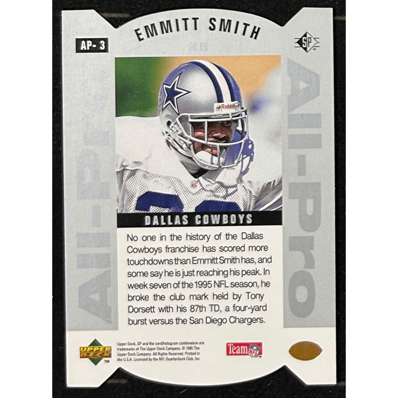 Emmitt Smith 1995 Upper deck SP All-Pros 3