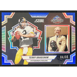 Terry Bradqhaw 2025 Score artist's proof men of Canton 04/35