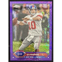 Eli Manning 2024 Topps chrome composite Purple Speckle 126/250