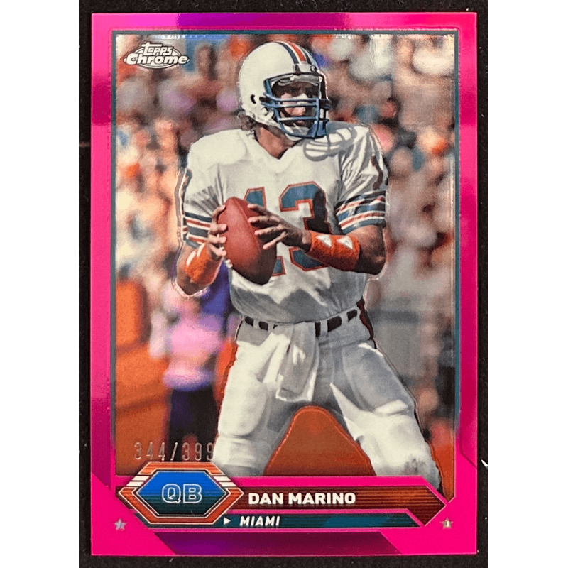 Dan Marino 2024 Topps Chrome composite magenta 344/399