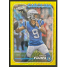 Bryce Young 2024 Topps Chrome yellow refractor 27/75