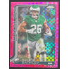 Saquon Barkley 2025 Topps Chrome Hot Pink X-Fractor