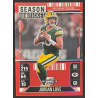 Jordan Love 2024 Panini Contenders optic season ticket red prizm 051/199