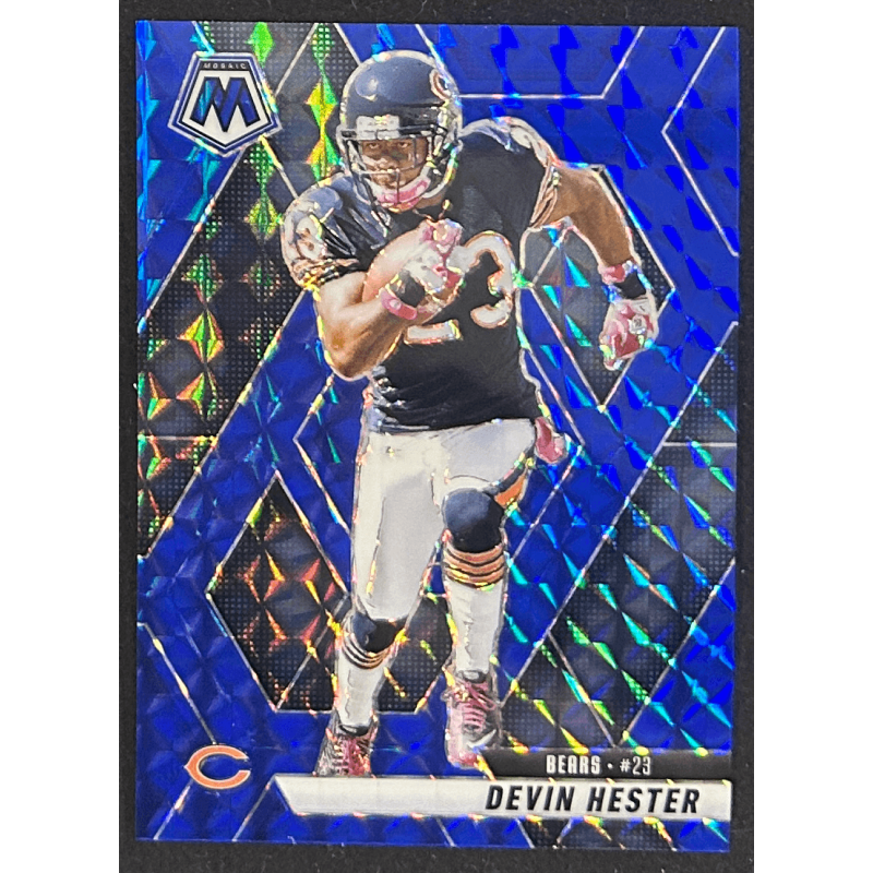 Devin Hester 2025 Panini Mosaic geometric blue 20/99
