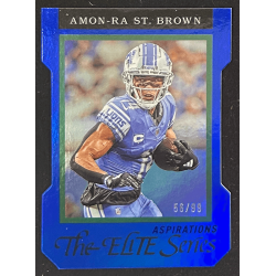 Amon-ra St Brown 2024 Panini Elite blue aspirations 56/99