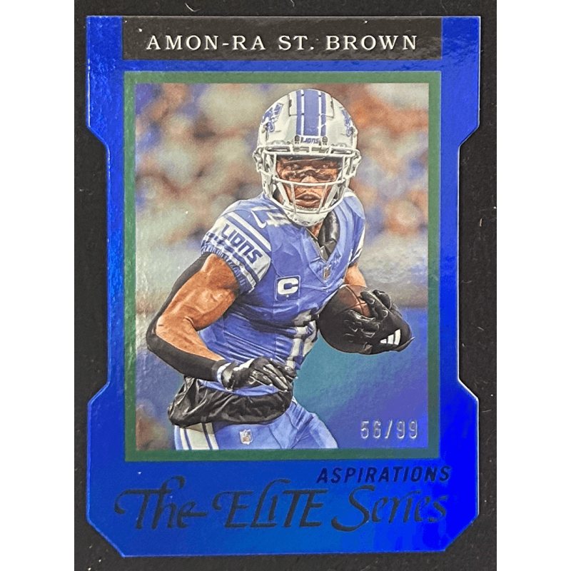 Amon-ra St Brown 2024 Panini Elite blue aspirations 56/99
