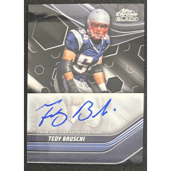 Tedy Bruschi 2024 Topps composite chrome black autograph