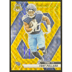 Tony Pollard 2025 Panini mosaic gold prizm geometric 05/10