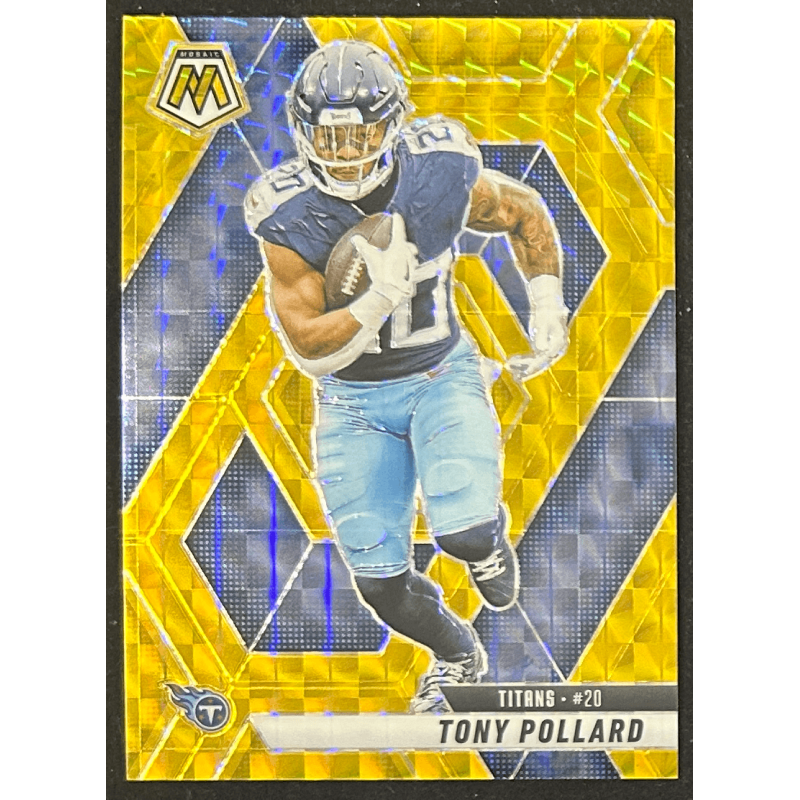 Tony Pollard 2025 Panini mosaic gold prizm geometric 05/10