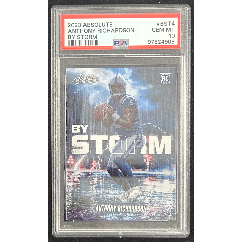 Anthony Richardson 2023 Absolute by storm rookie PSA 10